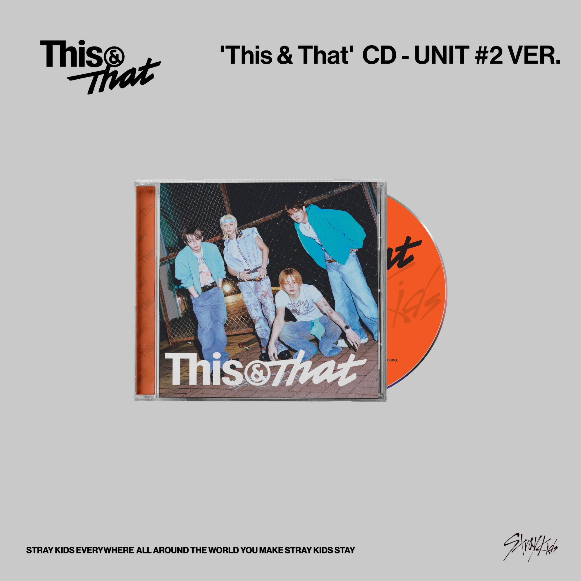 straykids this&that &盤 CD This & That' CD - UNIT #2 VER. - Stray Kids 스트레이 키즈 Official
