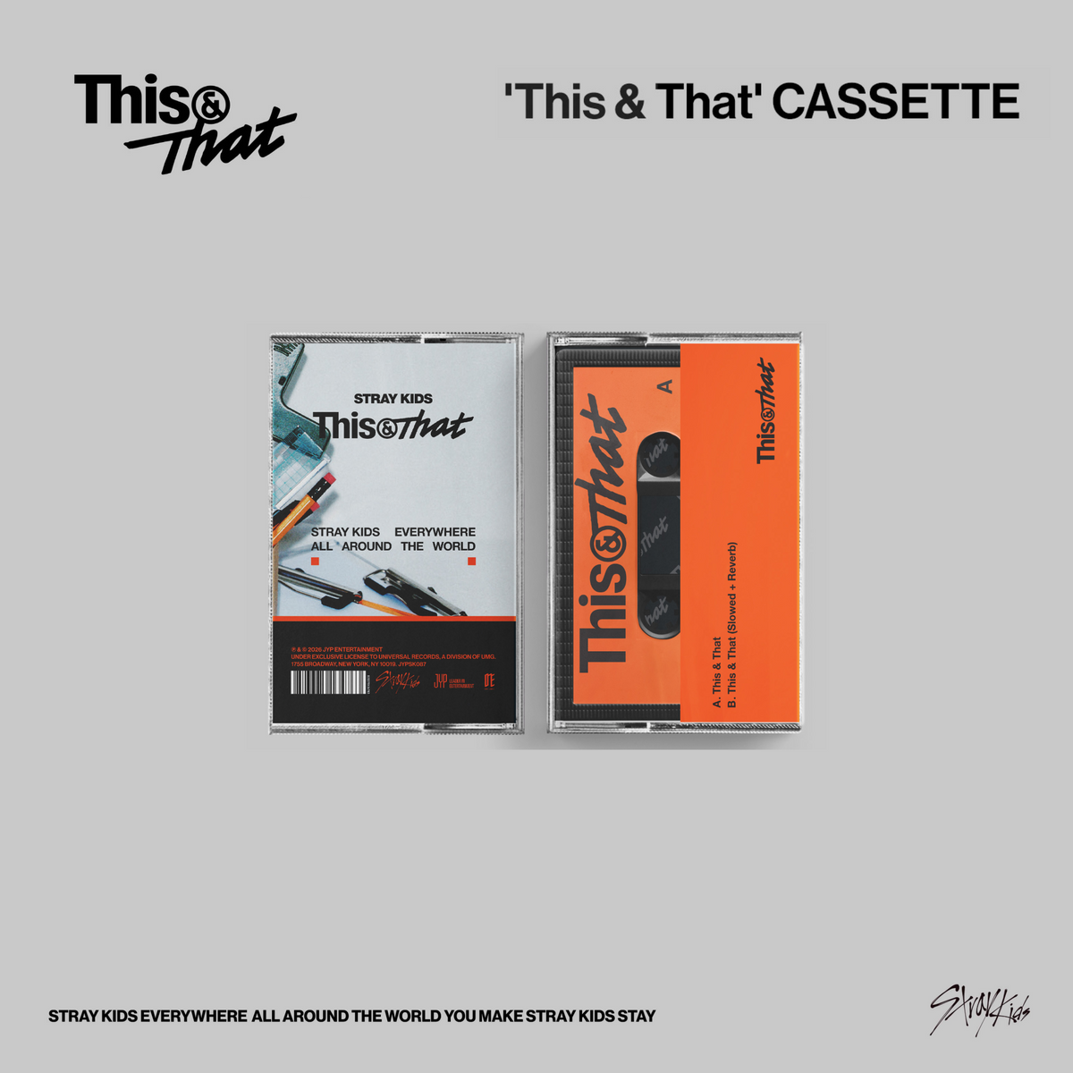 Cassette - Stray Kids 스트레이 키즈 Official Store Cassette - Stray Kids 스트레이 키즈 Official Store