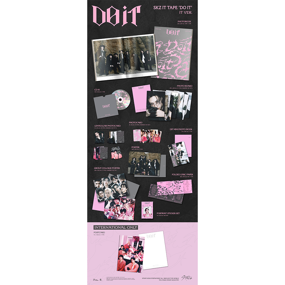 SKZ IT TAPE ‘DO IT’ ('IT VER.') Packshot