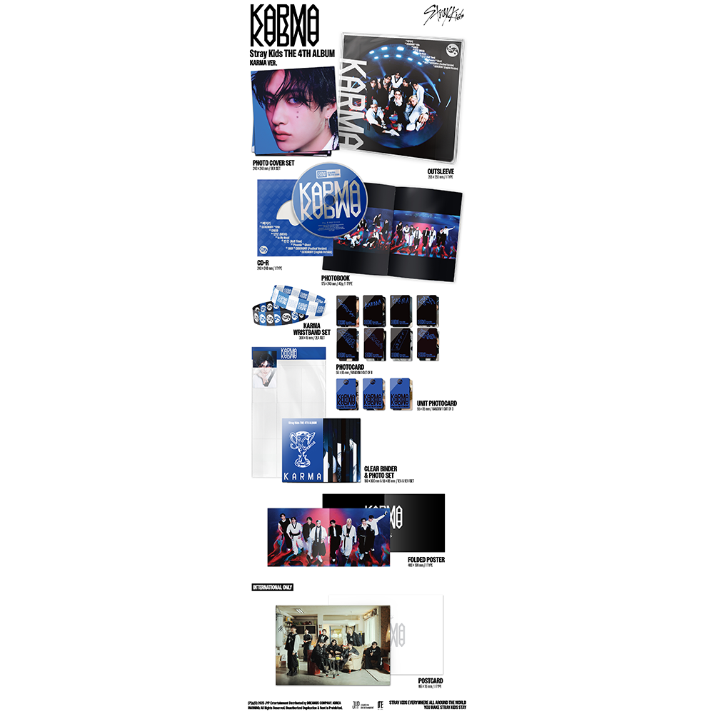 Stray Kids スキズ karma 通常盤 セット 20 KARMA (KARMA VER.) - Stray Kids 스트레이 키즈 Official Store