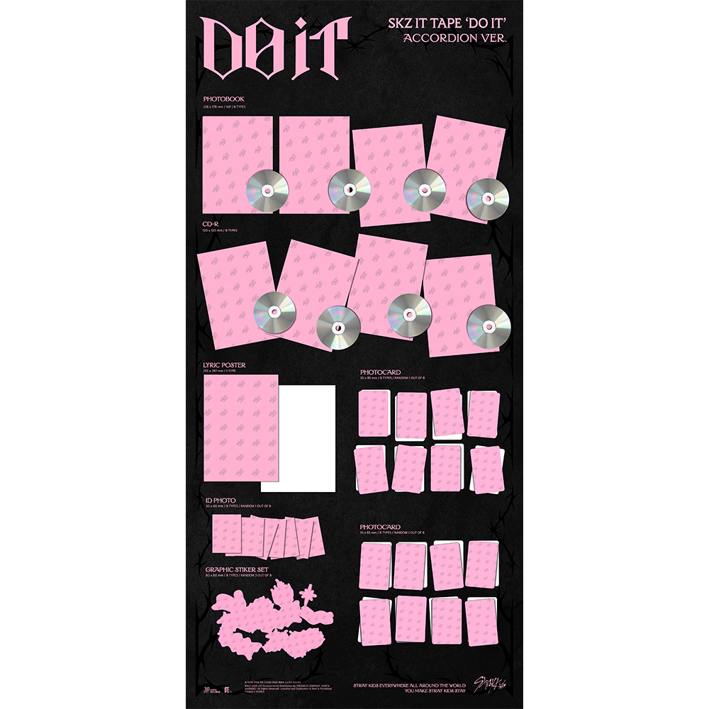 SKZ IT TAPE ‘DO IT’ ('ACCORDION VER.') Packshot