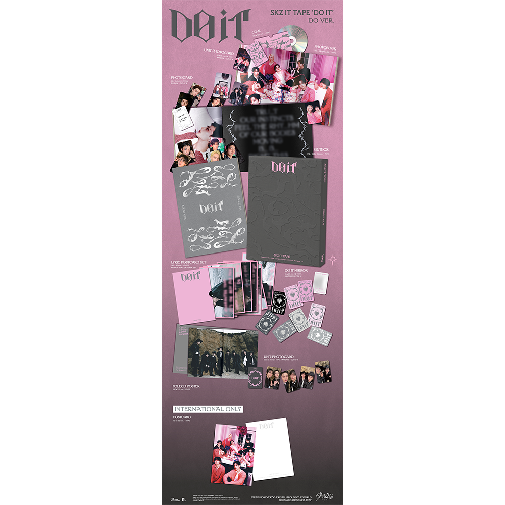 SKZ IT TAPE ‘DO IT’ ('DO VER.') Packshot