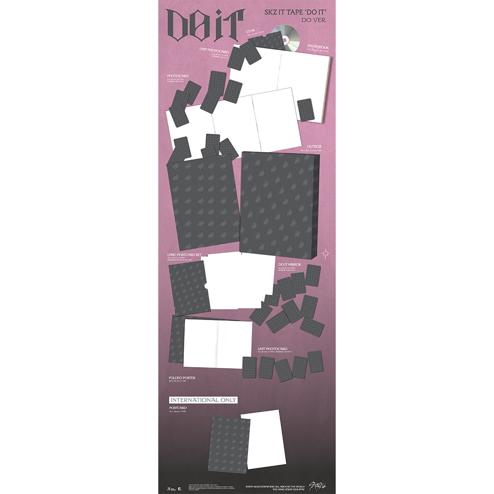 SKZ IT TAPE ‘DO IT’ ('DO VER.') Packshot