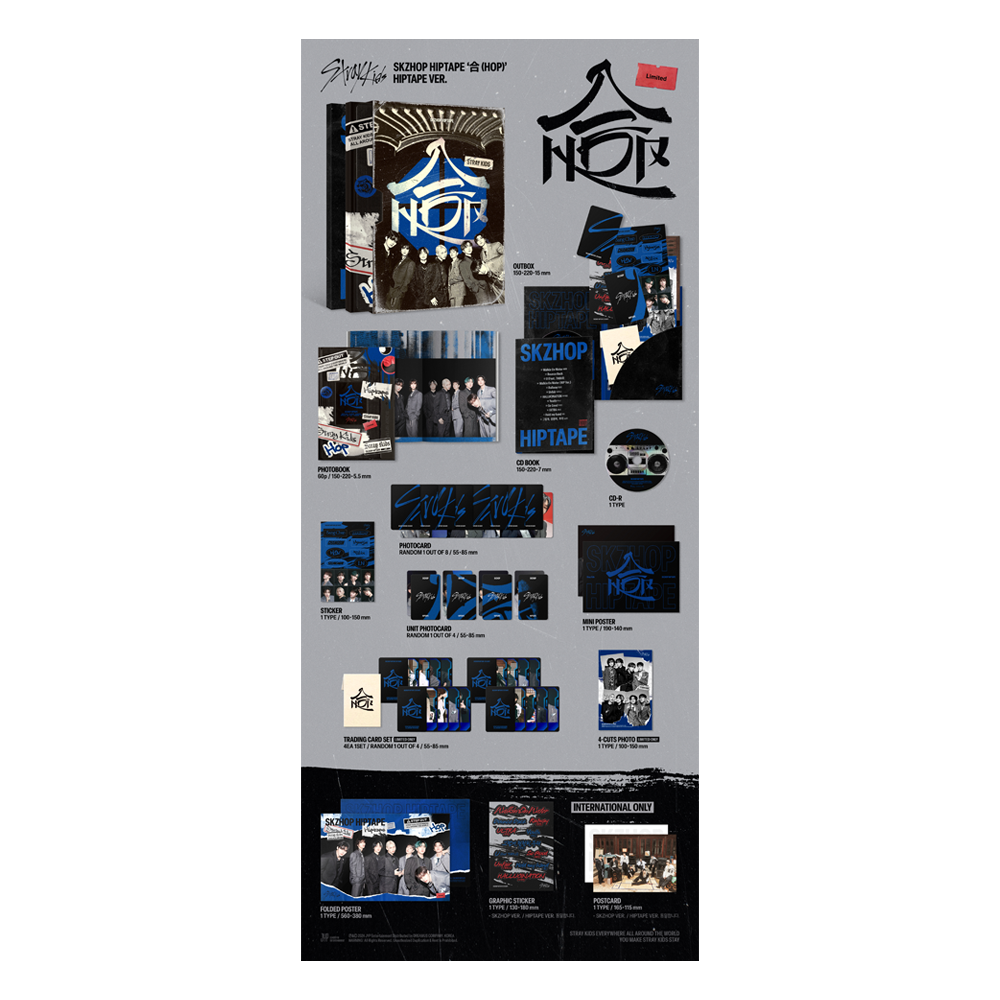 Straykids スキズ アルバム HOP 未開封 HOP (HIPTAPE VER.) - Stray Kids 스트레이 키즈 Official Store