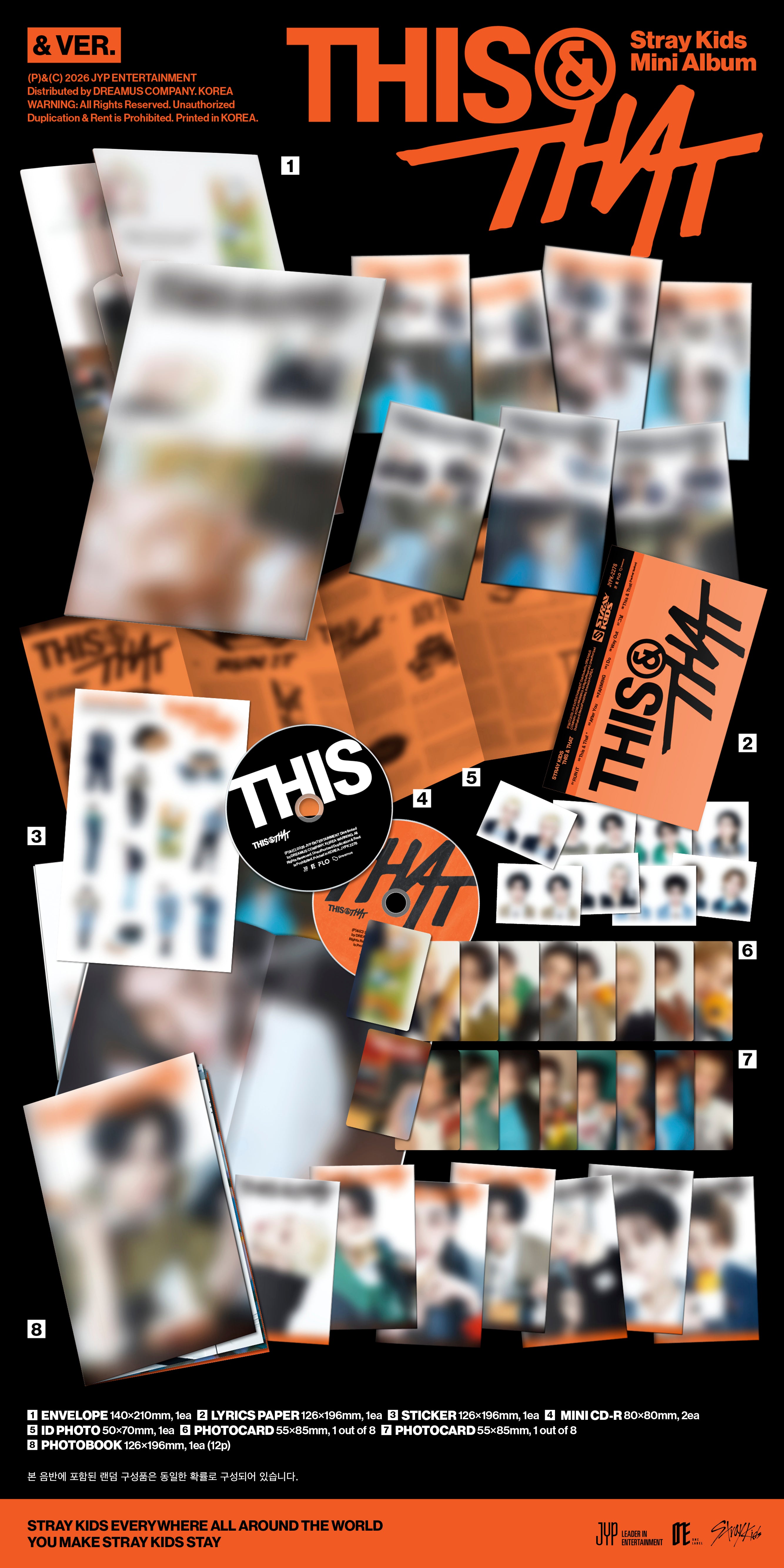 THIS & THAT (& VER.) - Stray Kids 스트레이 키즈 Official Store
