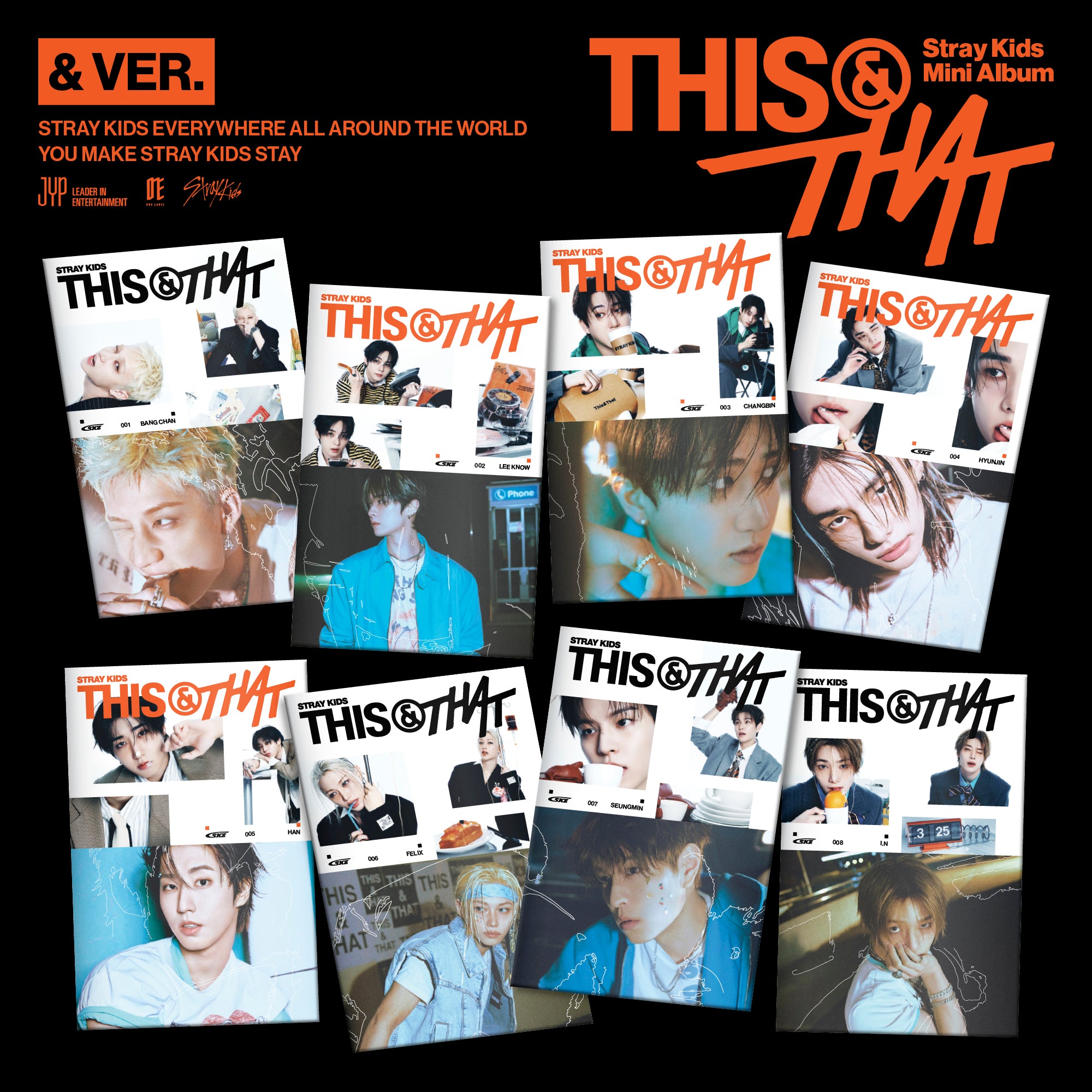 スキズアルバム6点 THIS & THAT (& VER.) - Stray Kids 스트레이 키즈 Official Store