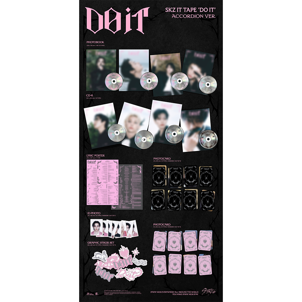 SKZ IT TAPE ‘DO IT’ ('ACCORDION VER.') Packshot