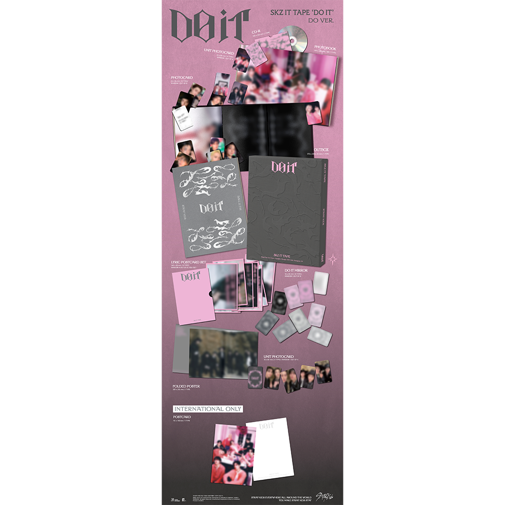 SKZ IT TAPE ‘DO IT’ ('DO VER.') Packshot