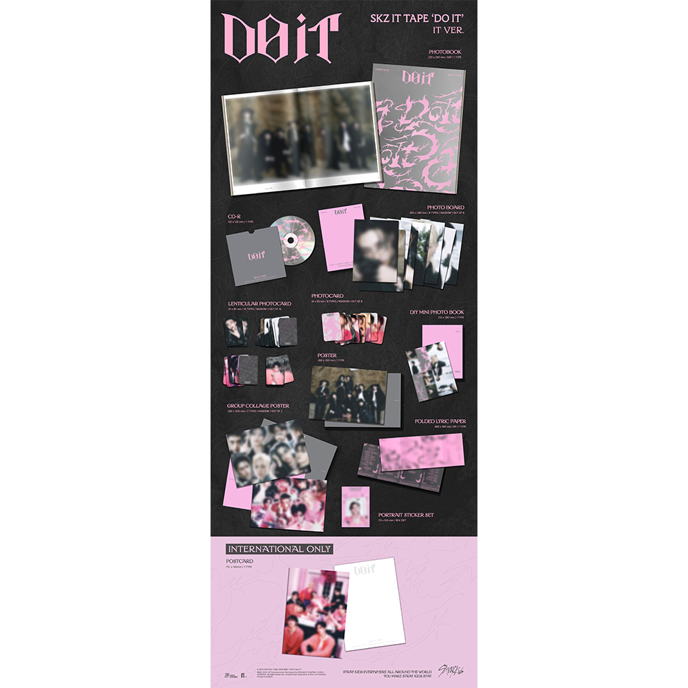 SKZ IT TAPE ‘DO IT’ ('IT VER.') Packshot